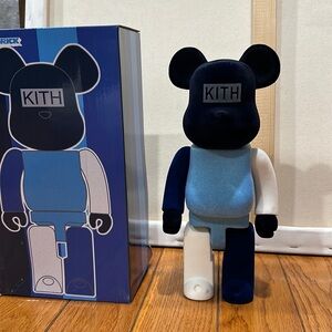 Bearbrick X Kith 400% Be@rbrick Blue Tone